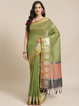 THE LUCKY BAMBOO (BANARASI LIVA SAREE)