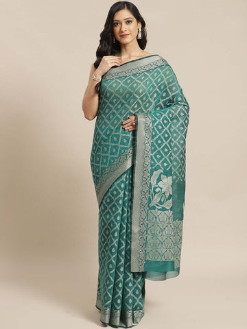 SEA OF MEMORIES (BANARASI LIVA SAREE)