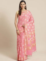 FLORAL DARLING (BANARASI LIVA SAREE)