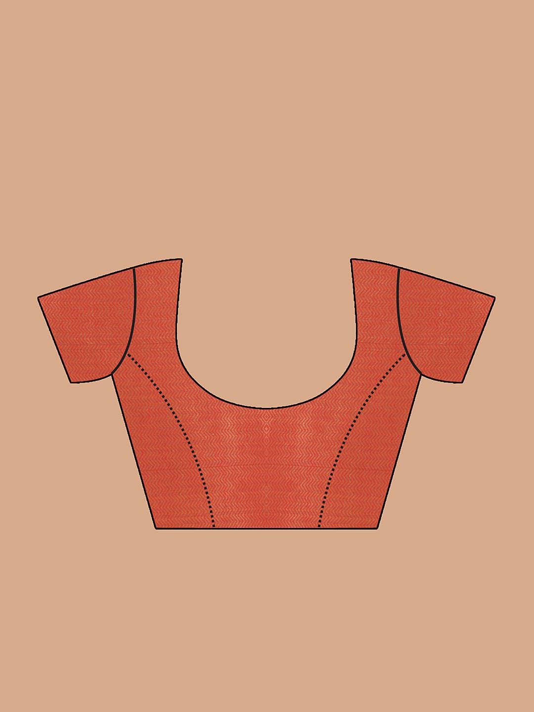 Indethnic Banarasi Yellow Woven Design Festive Wear Saree - Blouse Piece View