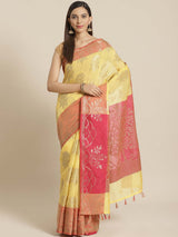 PRIMOSE FLORAL (BANARASI LIVA SAREE)