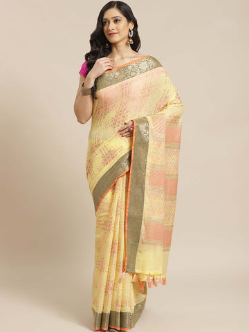 SUNRISE GLOW (BANARASI LIVA SAREE)