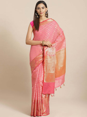 FLORAL JAAL (BANARASI LIVA SAREE)