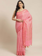 FUCHSIA FOREVER (BANARASI LIVA SAREE)