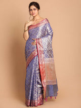 MORNING GLORY (BANARASI COTTON BLEND SAREE)