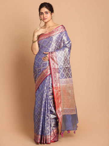 MORNING GLORY (BANARASI COTTON BLEND SAREE)