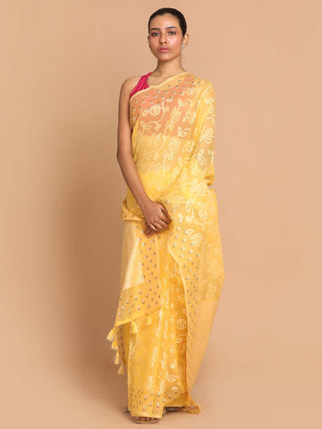 SOLAR BRUST (BANARASI COTTON BLEND SAREE)