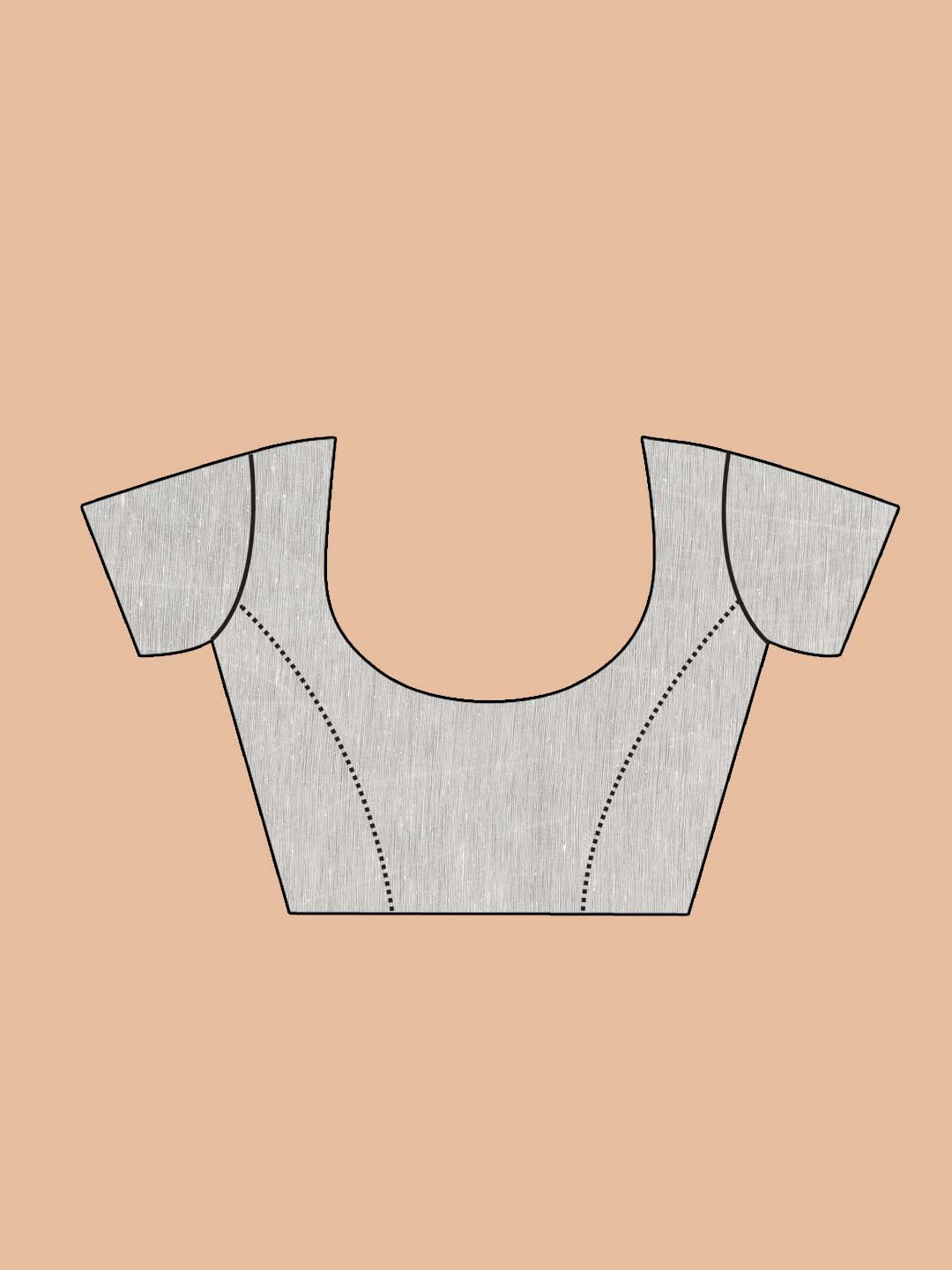 Indethnic Banarasi Black Woven Design Work Wear Saree - Blouse Piece View