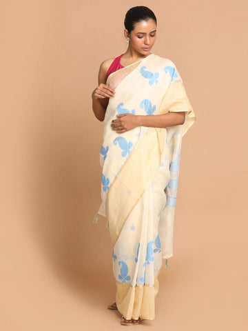 AZURA (BANARASI LINEN SAREE)
