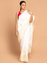 AFFOGATO (BANARASI LINEN SAREE)