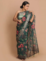 WATER LILY (BANARASI ORGANZA SAREE)