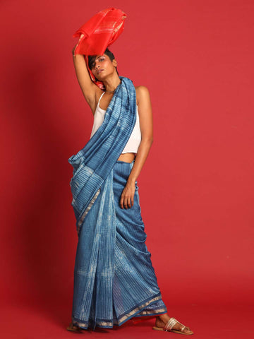 SKYLINE CHARM (CHANDERI SILK COTTON SAREE)