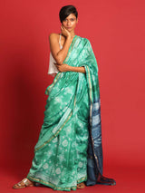VERDANT DREAM (CHANDERI SILK COTTON SAREE)