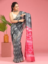 SILKEN STORM (CHANDERI SILK COTTON SAREE)