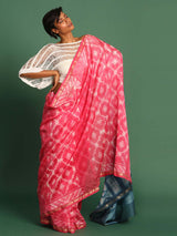 PINK ESSENCE (CHANDERI SILK COTTON SAREE)