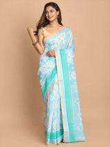 OCEAN TIDE (GADWAL COTTON BLEND SAREE)