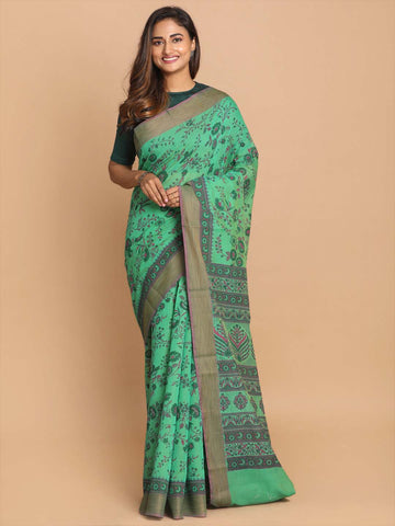 VERDANT DREAM (GADWAL COTTON BLEND SAREE)