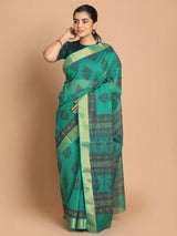 EMERALD GRACE (GADWAL COTTON BLEND SAREE)