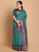 EMERALD SERENITY (GADWAL COTTON BLEND SAREE)