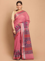 FUCHSIA FLAIR (GADWAL COTTON BLEND SAREE)