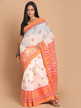 CITRUS GLOW (GADWAL COTTON BLEND SAREE)
