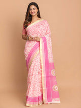 ROSE QUARTZ (GADWAL COTTON BLEND SAREE)
