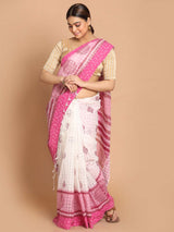 BLUSH RADIANCE (GADWAL COTTON BLEND SAREE)