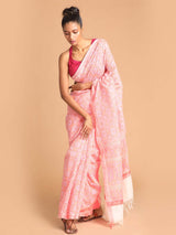 TIMELESS ELEGANCE (CHANDERI COTTON BLEND SAREE)