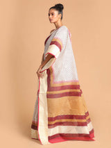 TIMELESS CHARM (GADWAL COTTON BLEND SAREE)