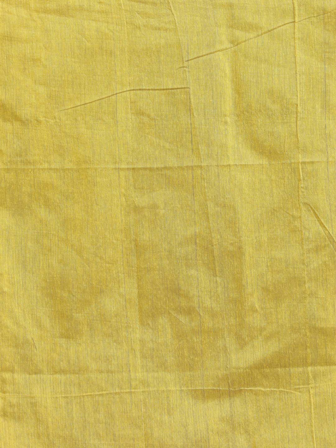 Indethnic Red amd Olive Solid Colour Blocked Saree with Tassles - Saree Detail View