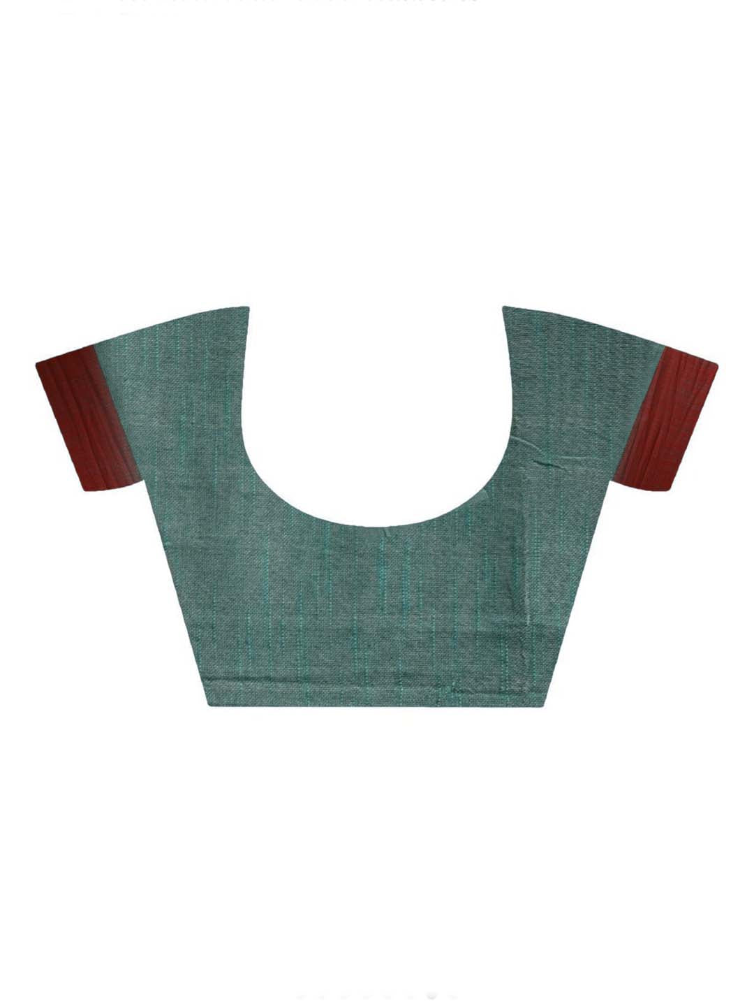 VIVID HARMONY (BENGAL HANDLOOM COTTON BLEND SAREE)