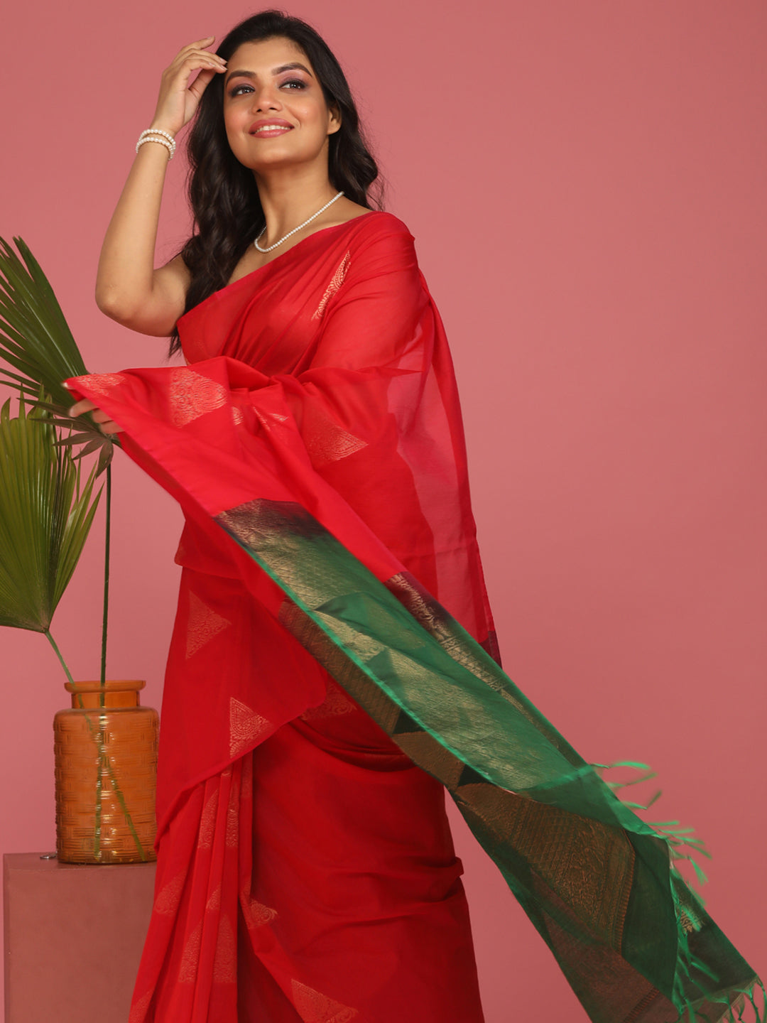 ROUGE MAJESTY (OTHER ART SILK SAREE)