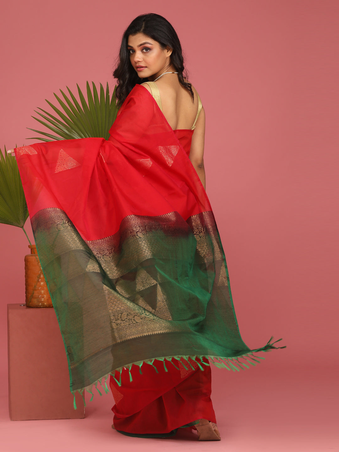ROUGE MAJESTY (OTHER ART SILK SAREE)