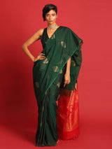 VERDANT GRACE (OTHER ART SILK SAREE)
