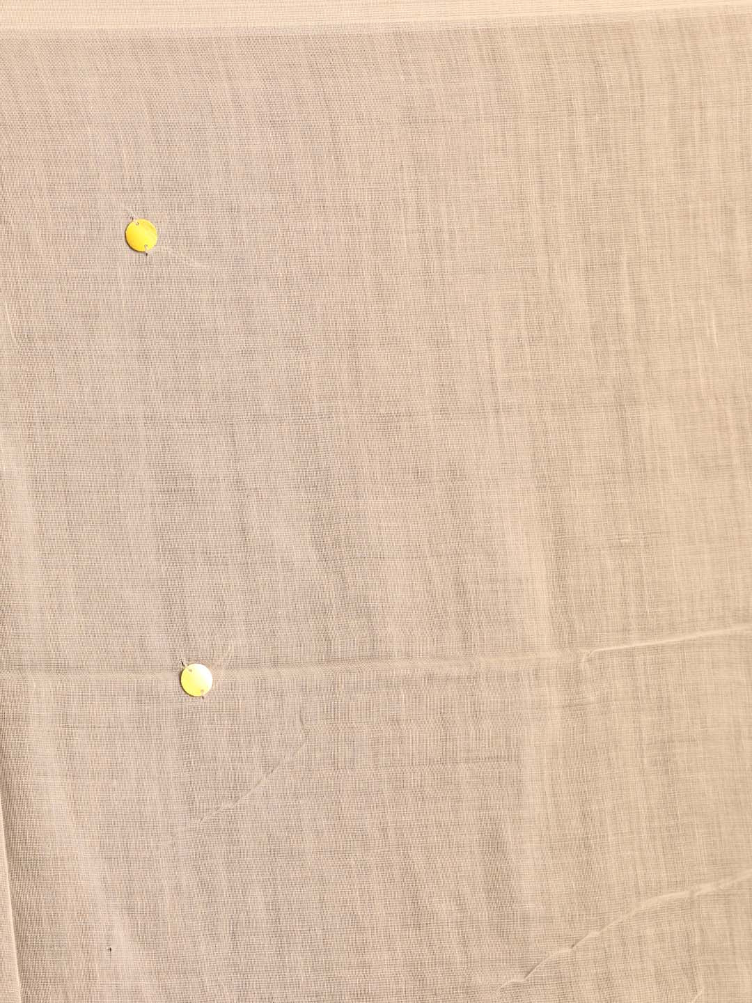 Indethnic White Solid Daily Wear - Saree Detail View