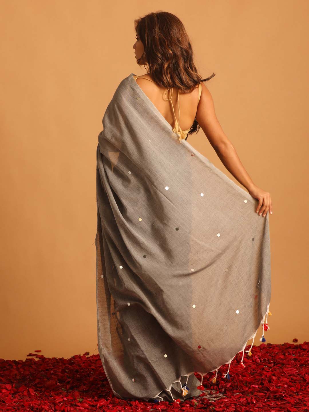 Indethnic Grey Solid Daily Wear - View 3