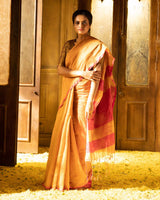 SABLE ELEGANCE (BENGAL HANDLOOM COTTON BLEND SAREE)