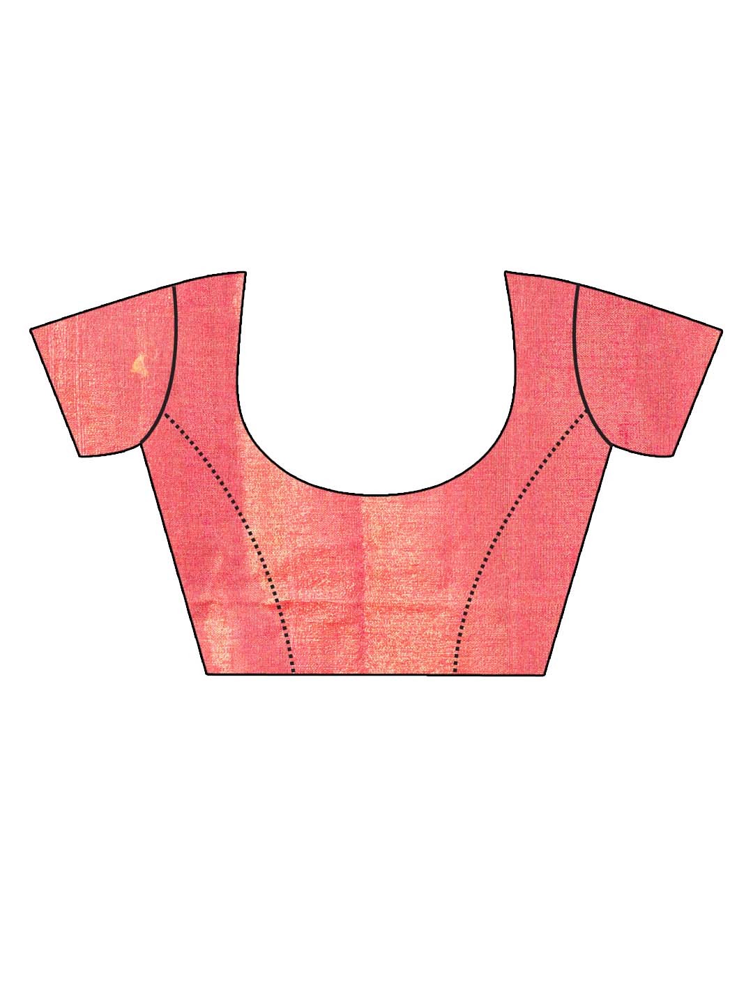 Indethnic Brown Solid Party Wear - Blouse Piece View