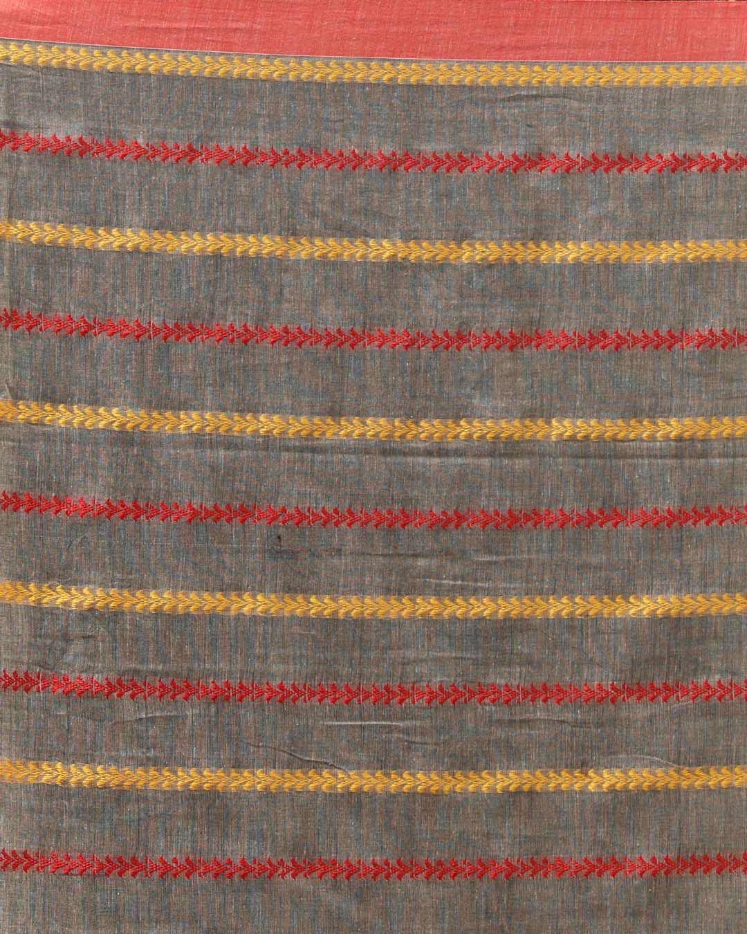 SILVER MIST (HANDLOOM 100% PURE COTTON SAREE)