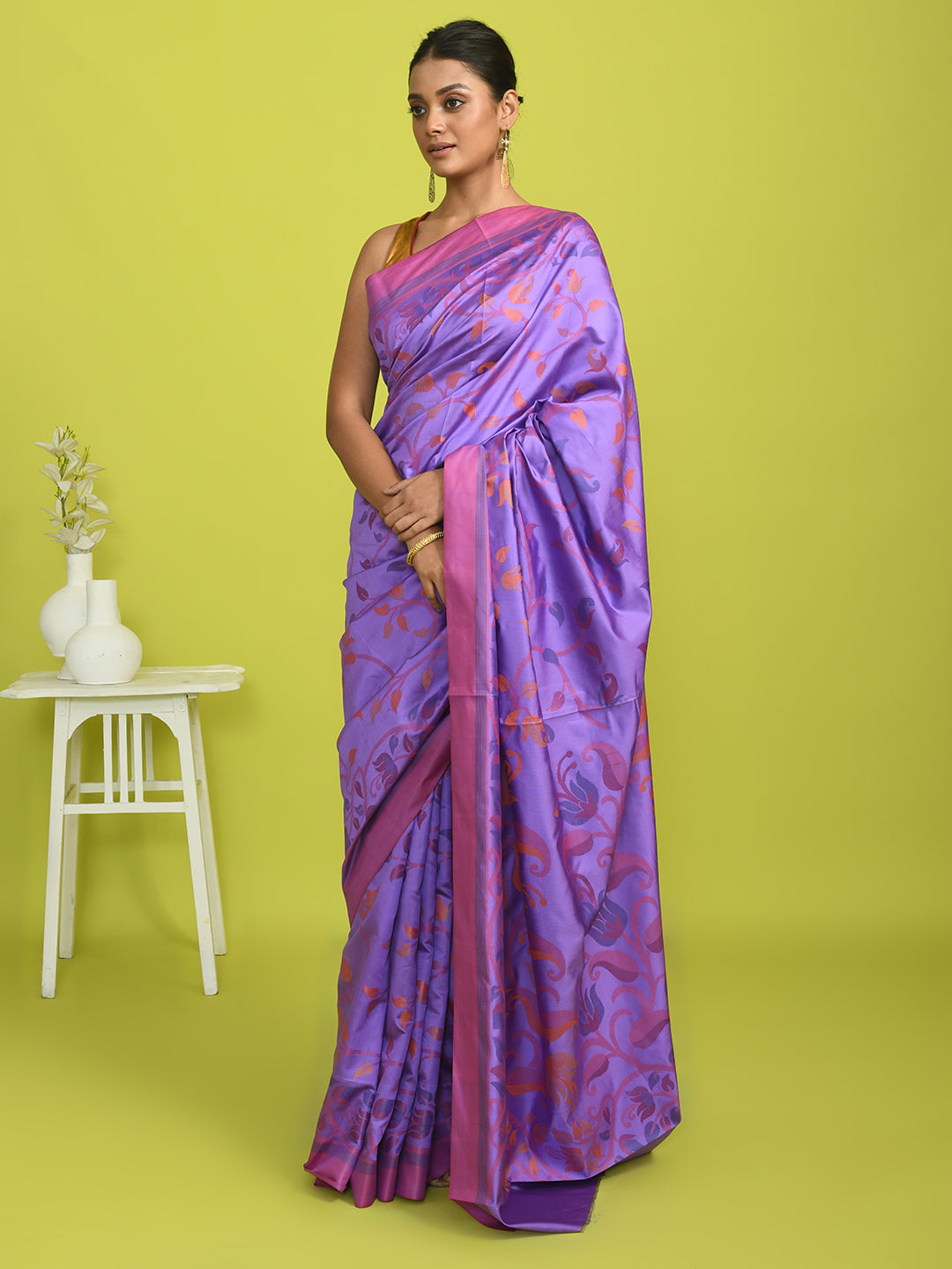 LAVENDER WHISPER (HANDLOOM ART SILK SAREE)