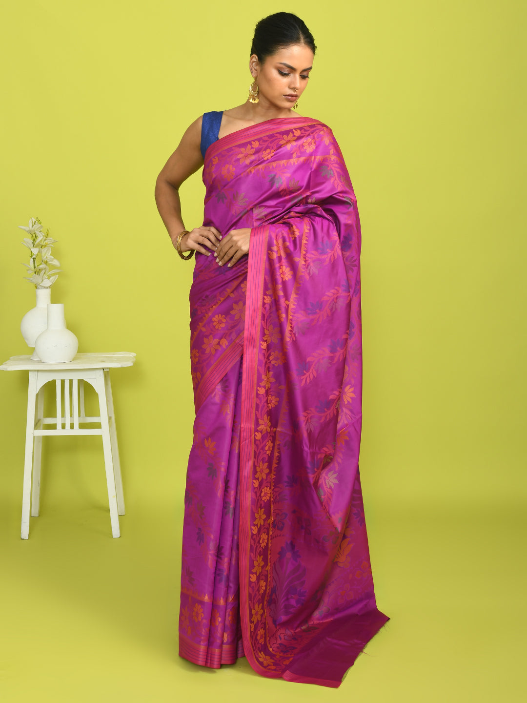 ROYAL AMETHYST (HANDLOOM ART SILK SAREE)