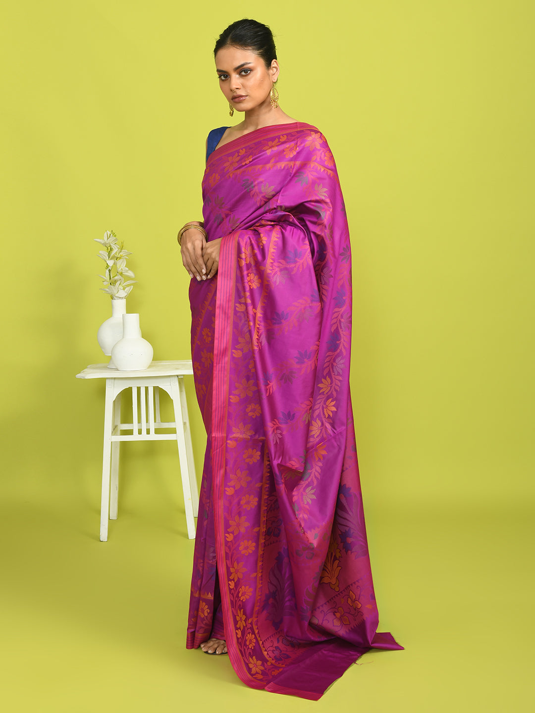 ROYAL AMETHYST (HANDLOOM ART SILK SAREE)