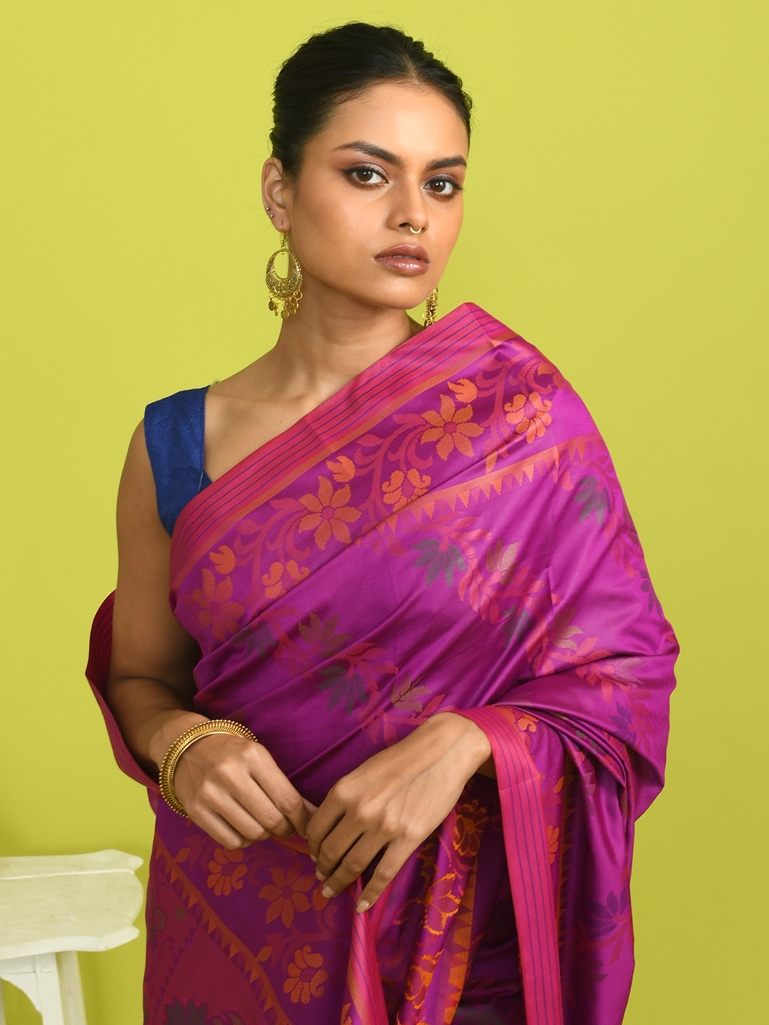 ROYAL AMETHYST (HANDLOOM ART SILK SAREE)