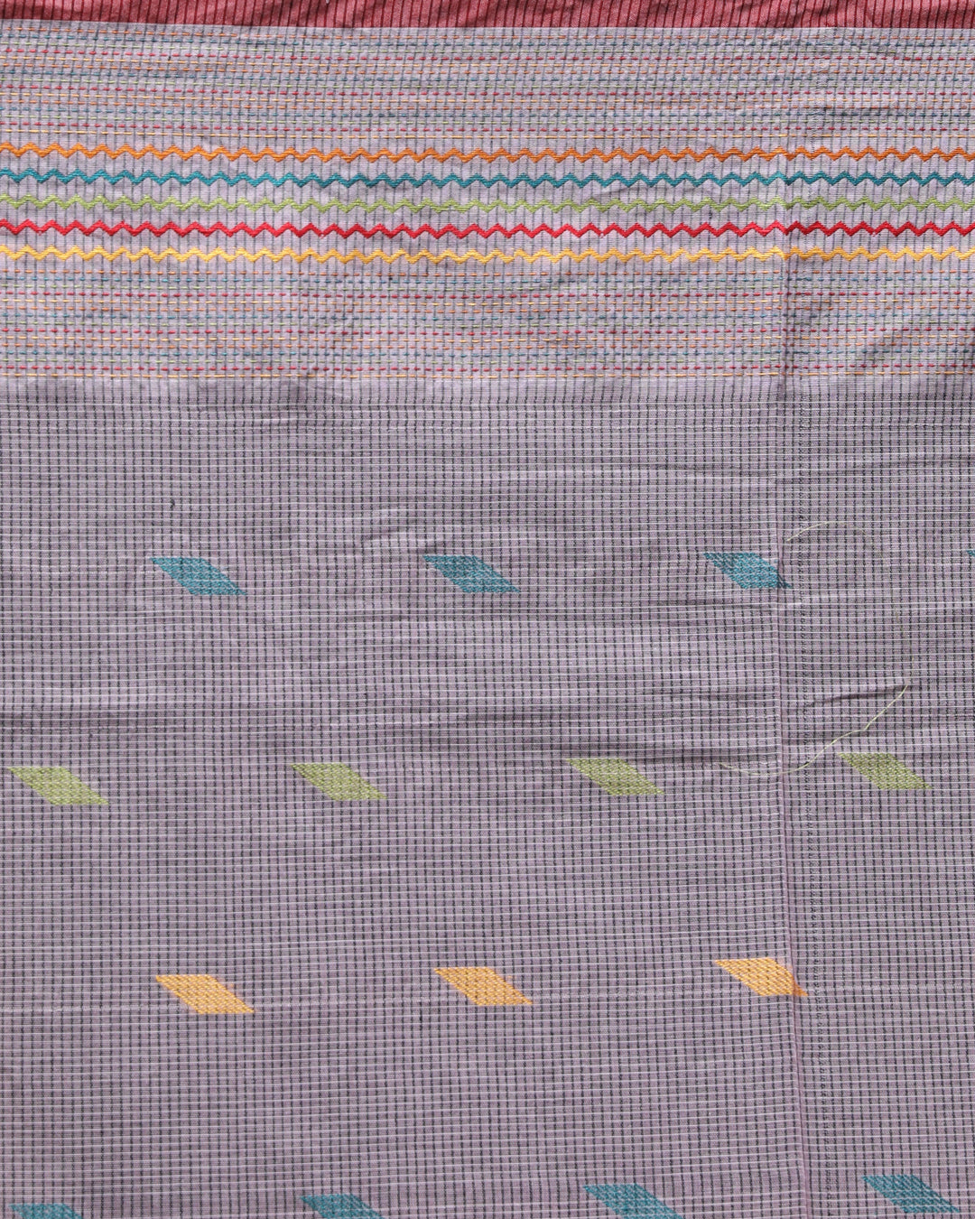 LAVENDER GRACE (HANDLOOM 100% PURE COTTON SAREE)