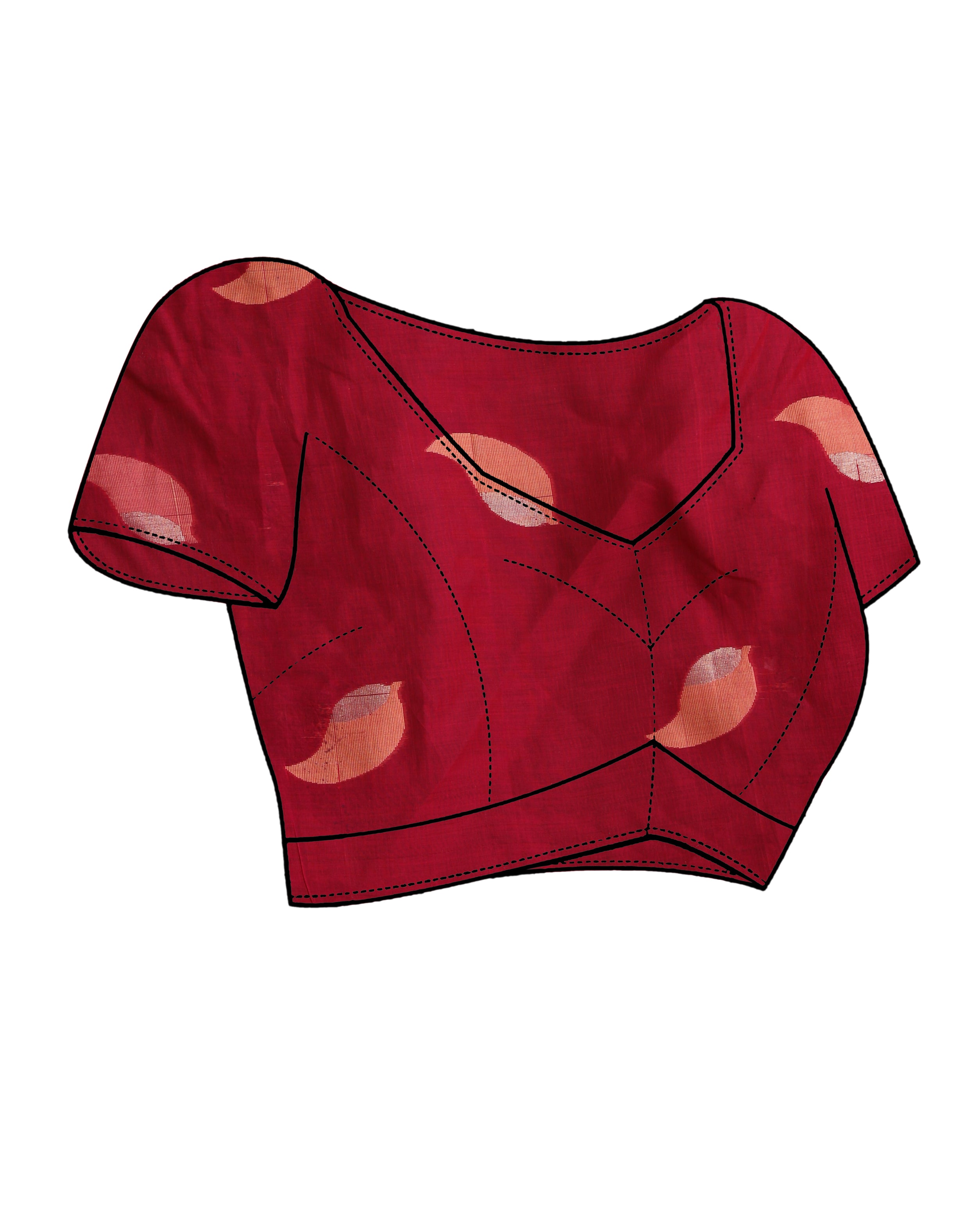 MAGENTA MAJESTY (HANDLOOM 100% PURE COTTON SAREE)