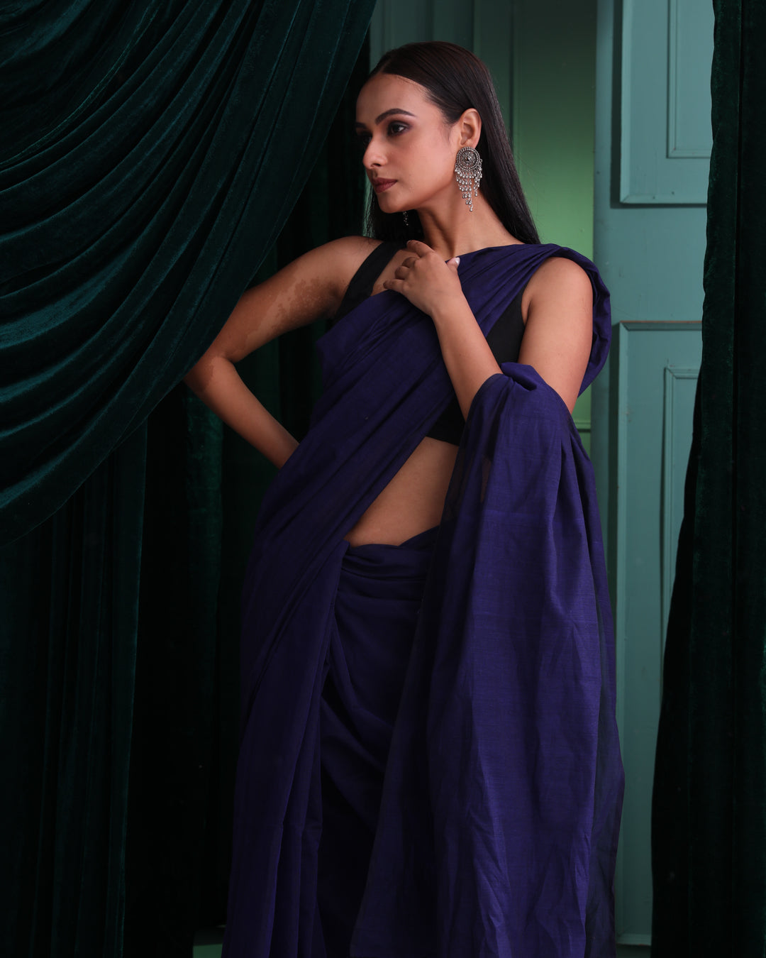 ETERNAL ELEGANCE (HANDLOOM 100% PURE COTTON SAREE)