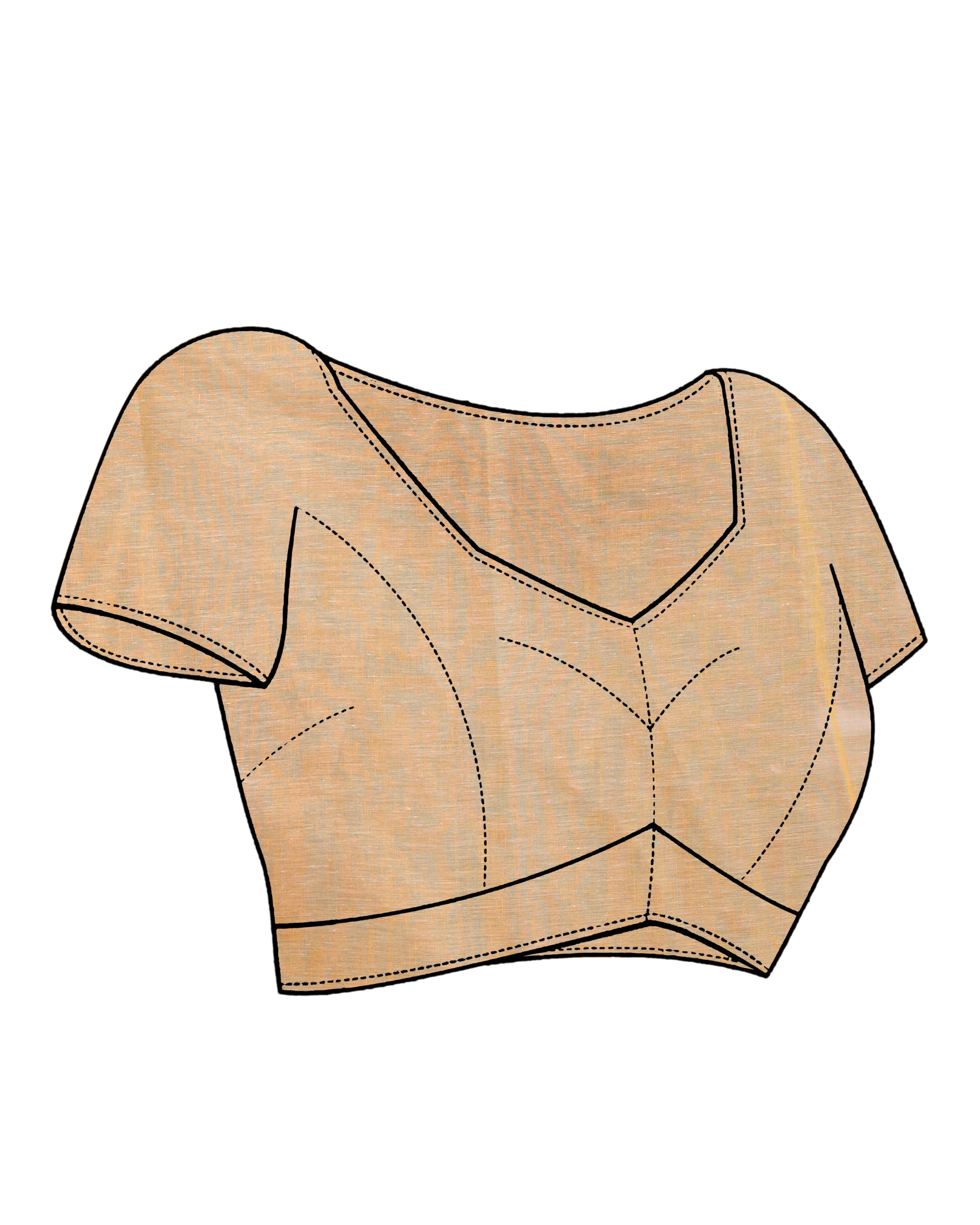 RADIANT POISE (HANDLOOM 100% PURE COTTON SAREE)