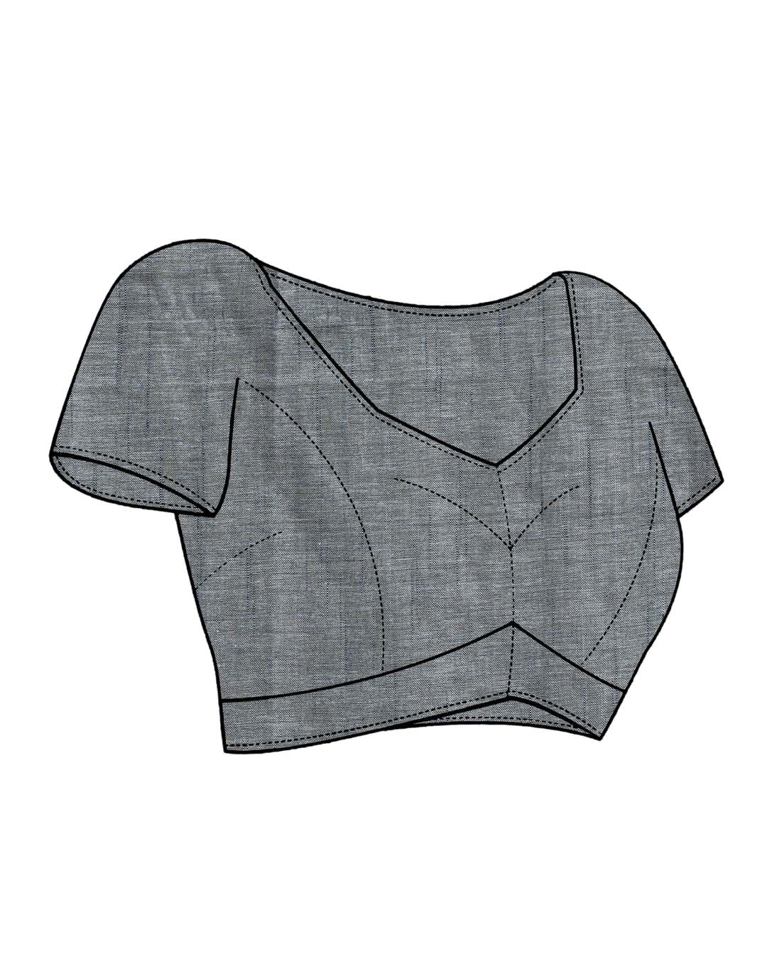 URBAN TRANQUIL (HANDLOOM 100% PURE COTTON SAREE)