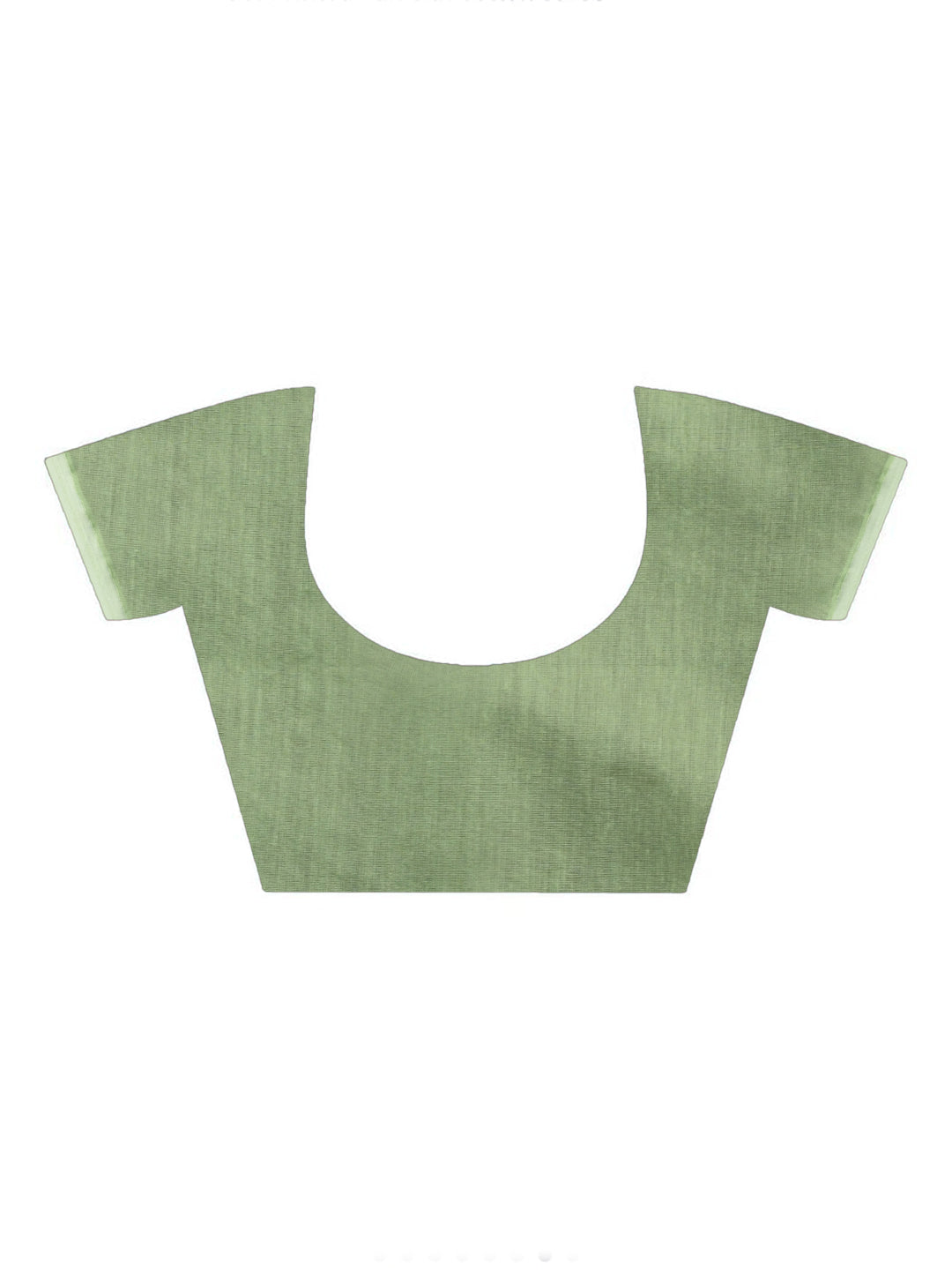 VERDANT GRACE (BENGAL HANDLOOM COTTON BLEND SAREE)