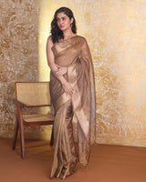 COCOA ELEGANCE (BANARASI ART SILK SAREE)